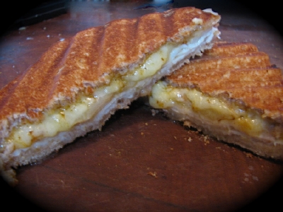 grilled cheese sandwich turkey and pear