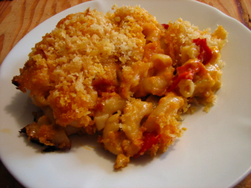 Macaroni & Cheese with Spanish Peppers